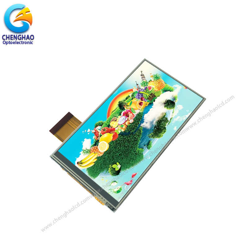 4.95 Inch IPS LCD Display Full Wide VGA 854x480 Pixels Support Multi Interface
