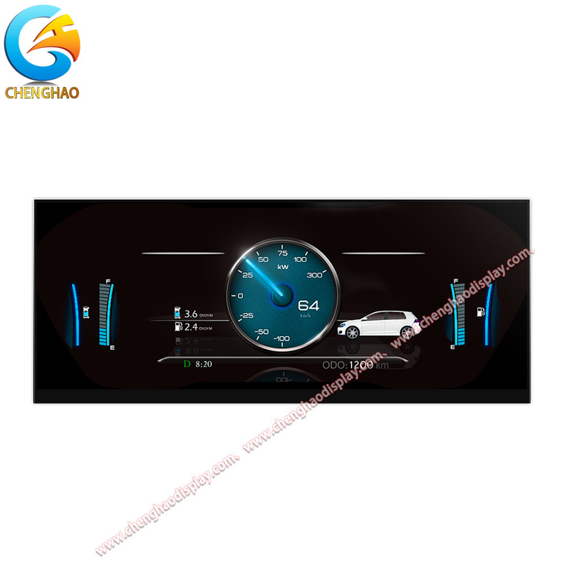 1920x720 Stretched Bar Lcd Display 12.3 Inch For Car Odometer