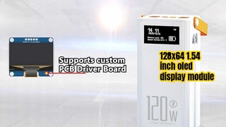 128*64 1.54 इंच ओएलईडी डिस्प्ले मॉड्यूल