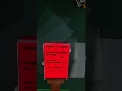 एफपीसी कनेक्टर के साथ मोनोक्रोम एलसीडी पैनल 52.2*91.1 मिमी व्यूइंग एरिया 150 सीडी/एम2 चमक