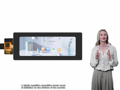 स्कैनिंग पेन के लिए 3 इंच 268*800 पिक्सेल लंबी पट्टी एलसीडी टच स्क्रीन मॉड्यूल