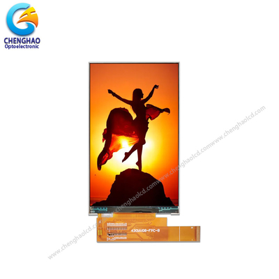 480x800 लघु एलसीडी डिस्प्ले मॉड्यूल 35 पिन एफपीसी 4.3 ′′WVGA एलसीडी मॉड्यूल Tft