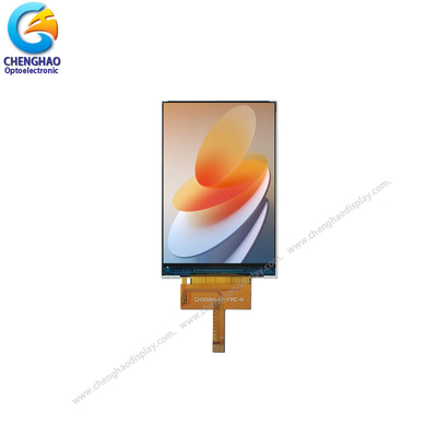 एचवीजीए मिनी एलसीडी डिस्प्ले मॉड्यूल सभी देखने का कोण 3.5 इंच 320x480 डॉट्स आईपीएस एलसीडी डिस्प्ले