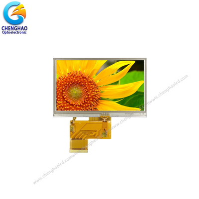 4.3 इंच रंगीन एलसीडी डिस्प्ले 480x272 40 पिन छोटा एलसीडी टच स्क्रीन