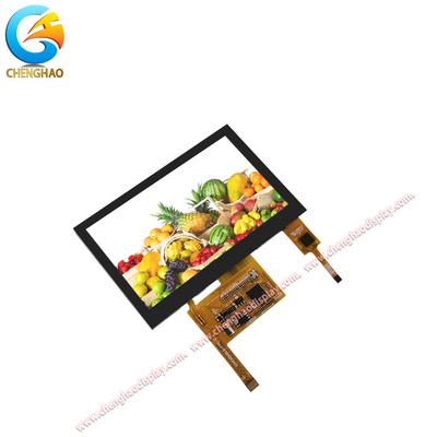 4.3'' टीएफटी आईपीएस छोटी एलसीडी टच स्क्रीन 480x272 डॉट रेजोल्यूशन के साथ