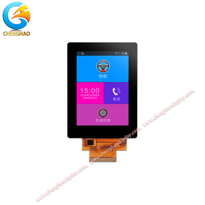 6 O'Clock Viewing Direction TFT एलसीडी टच डिस्प्ले 3.5 इंच 50 पिन