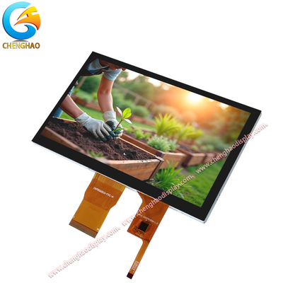 OEM 7 इंच टच स्क्रीन RGB 1024*600 IPS TFT एलसीडी स्क्रीन पैनल