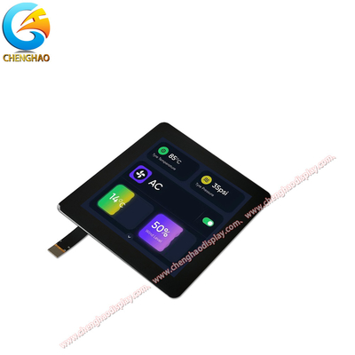 ऑल इन ब्लैक एलसीडी टचस्क्रीन 4 इंच 480x480 एमआईआई इंटरफेस के साथ
