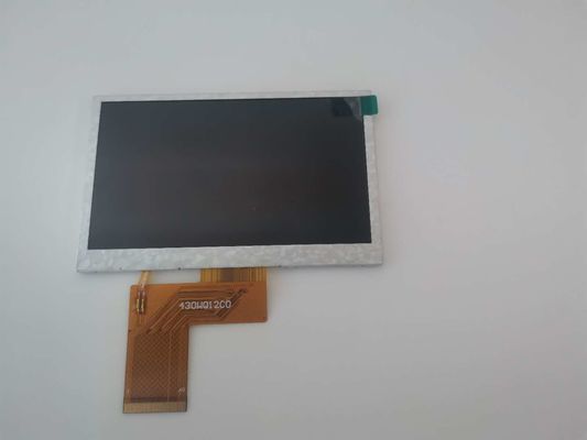 480*272 आरजीबी इंटरफेस चमक 500cd m2 4.3'' TFT एलसीडी डिस्प्ले